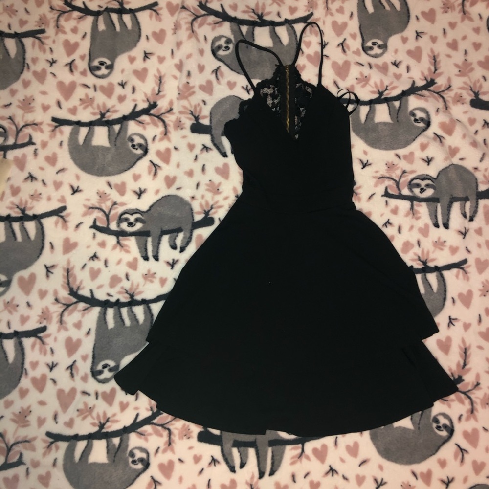 Simple black dress